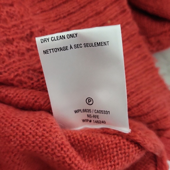 Woolrich Womens Medium Wool Mohair Blend Cable Knit Sweater Classic Preppy - Picture 9 of 9